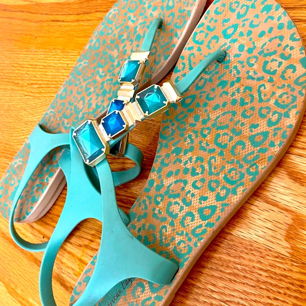 Turquoise Sandals